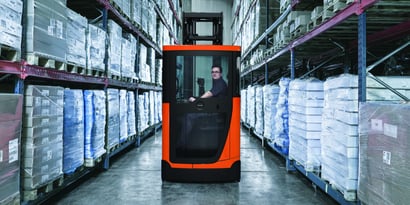 chariot élévateur BT reflex chambre froide Toyota Material Handling