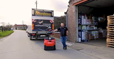 Transpalette électrique Lithium-ion LWI160 Toyota Material Handling France