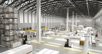 Entrepôt automatisé Toyota Material Handling