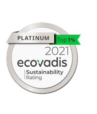 médaille de platine ecovadis Toyota material handling Europe